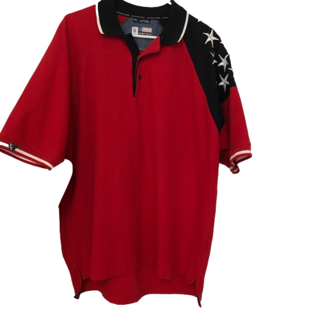RockPoint Freedom Polo American Flag